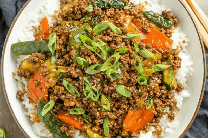 Ground Beef Stir Fry