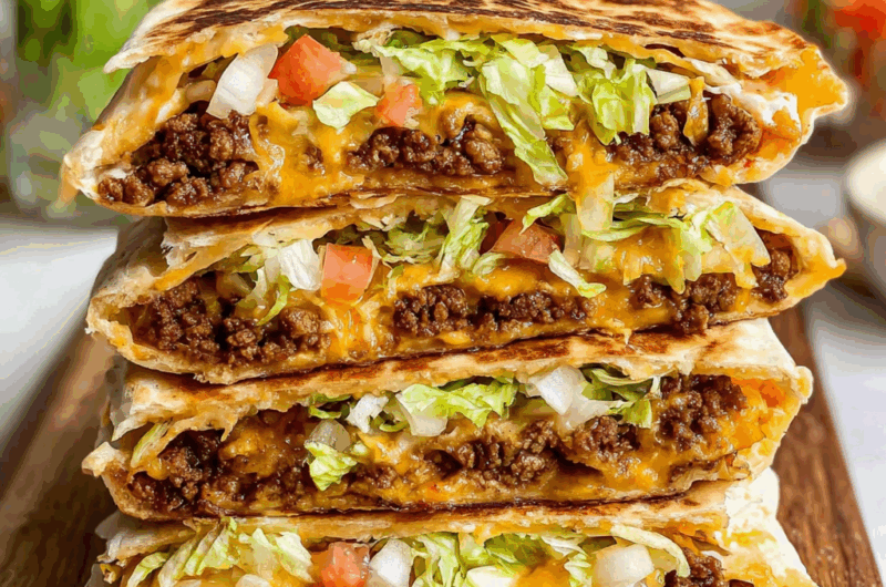 Homemade Crunchwrap Supremes