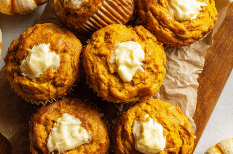 Pumpkin Cream Cheese Muffins (Starbucks Copycat)